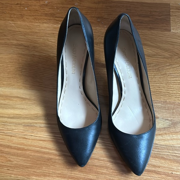 ENZO ANGIOLINI - 7.5 women’s - black leather pump - Picture 1 of 3